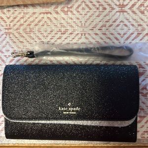 Brand new black Kate Spade wristlet